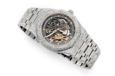 iced out audemars piguet skeleton